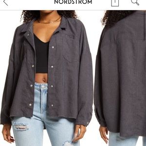 Nordstrom B.P. Oversized Corduroy shirt